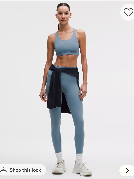 lululemon athletica Pants - Lululemon Wunder Train High-Rise 28” Leggings in Steel Blue